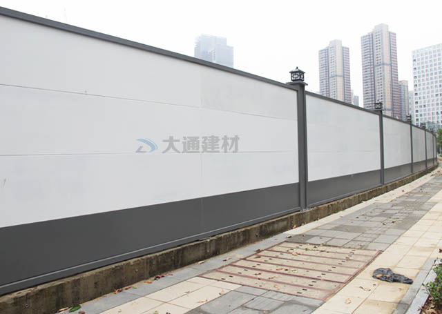 廣州工程圍擋-烤漆鋼圍擋A款-廣州-深圳市大通建材有限公司鋼圍擋生產定制廠家
