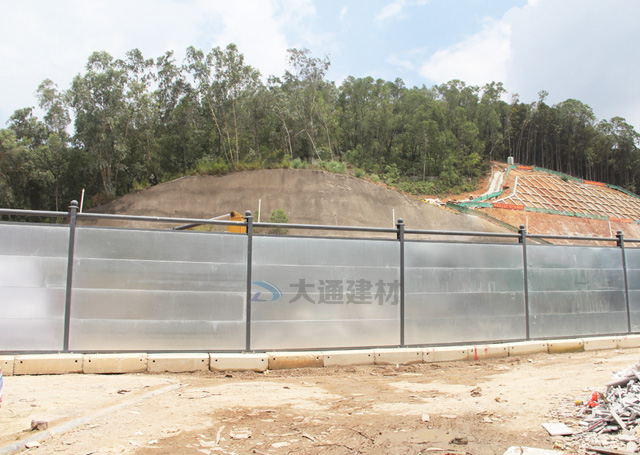 廣東深圳龍崗金井路工程圍擋施工-工字鋼圍擋C類(lèi)普通款